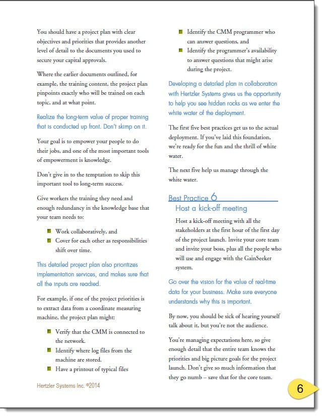 10 great practices page 6. 9