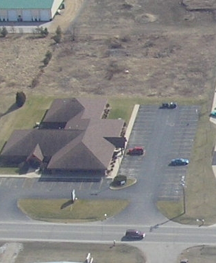 Aerial View of Hertzler Systems Property