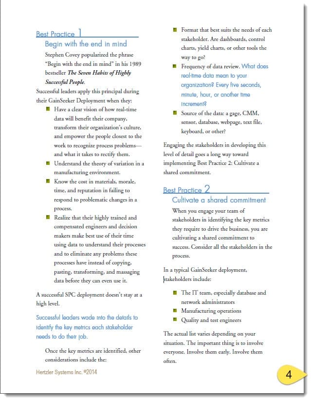 10 great practices page 4. 9