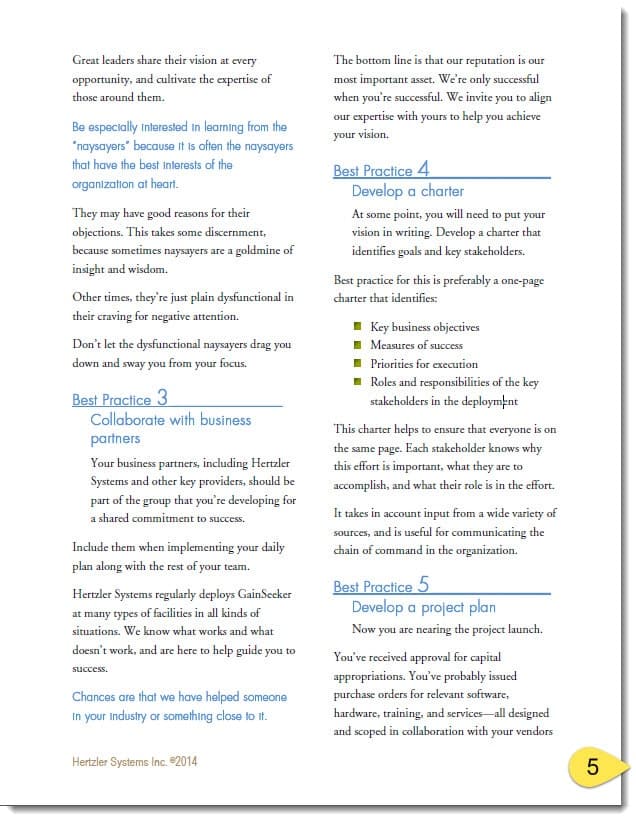 10 great practices page 5. 9