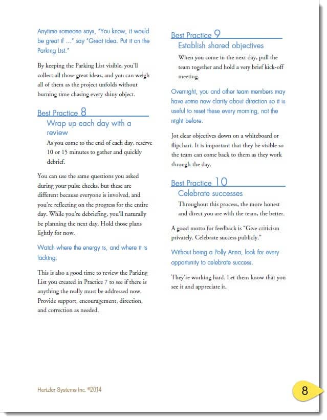10 great practices page 8. 9
